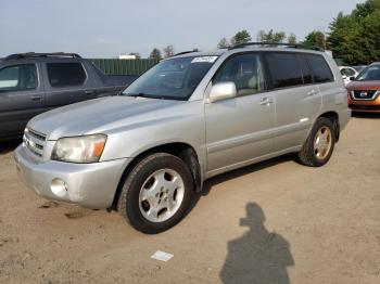  Salvage Toyota Highlander