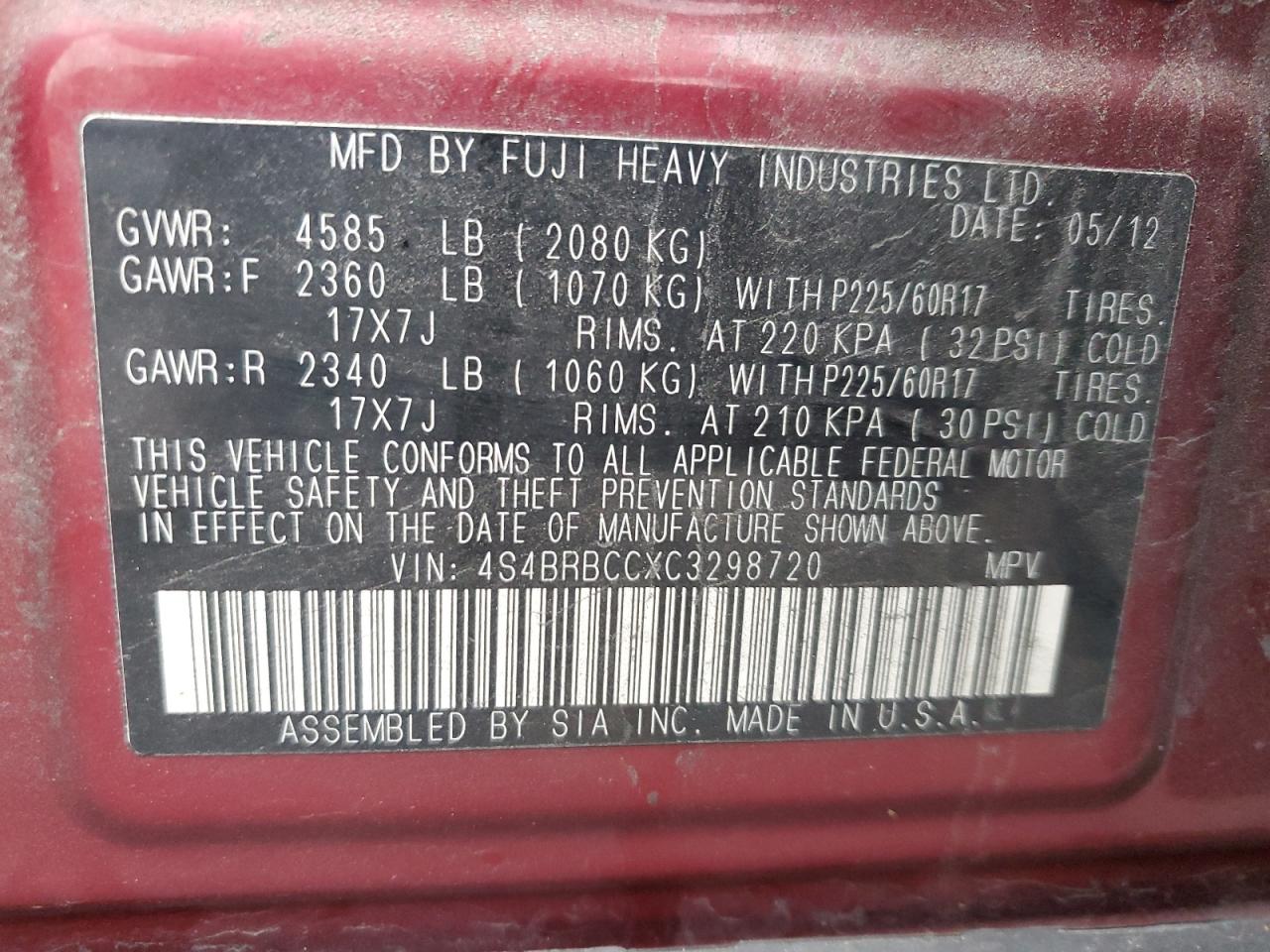 Subaru Outback 2.5i Premium Image 3