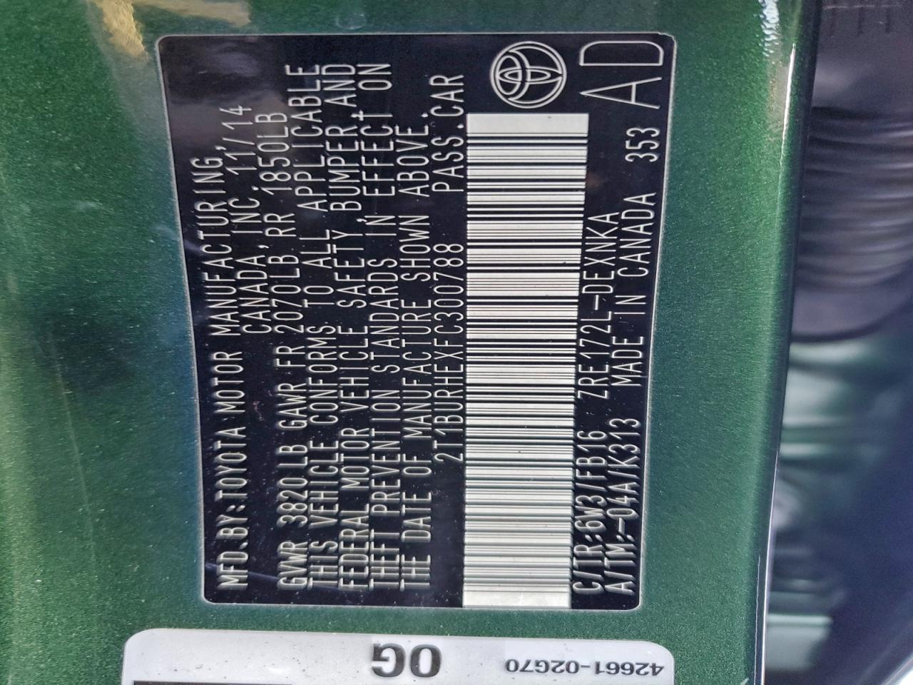 Toyota Corolla L Image 11