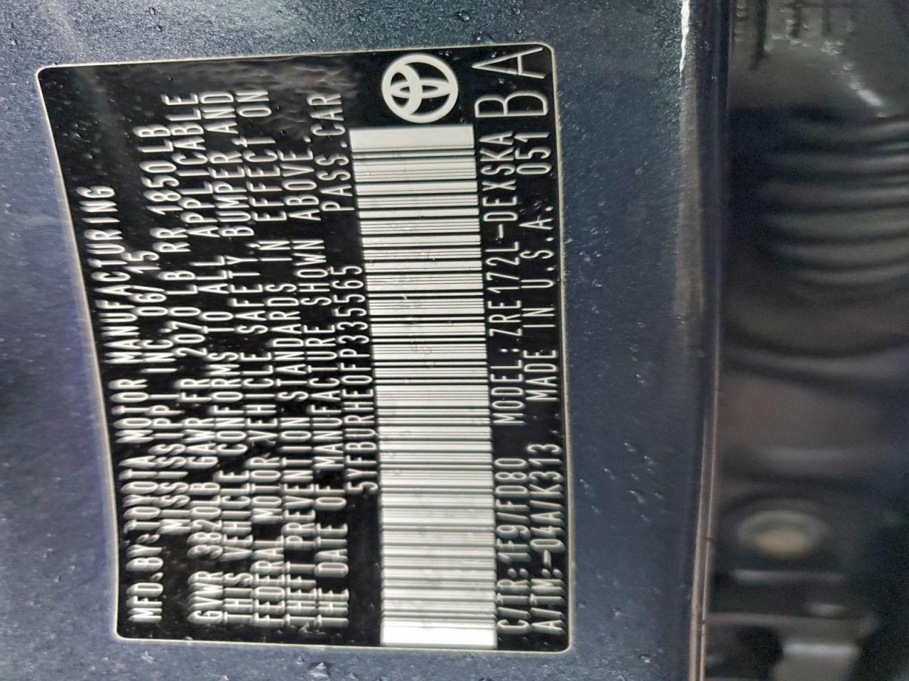 Toyota Corolla L Image 12