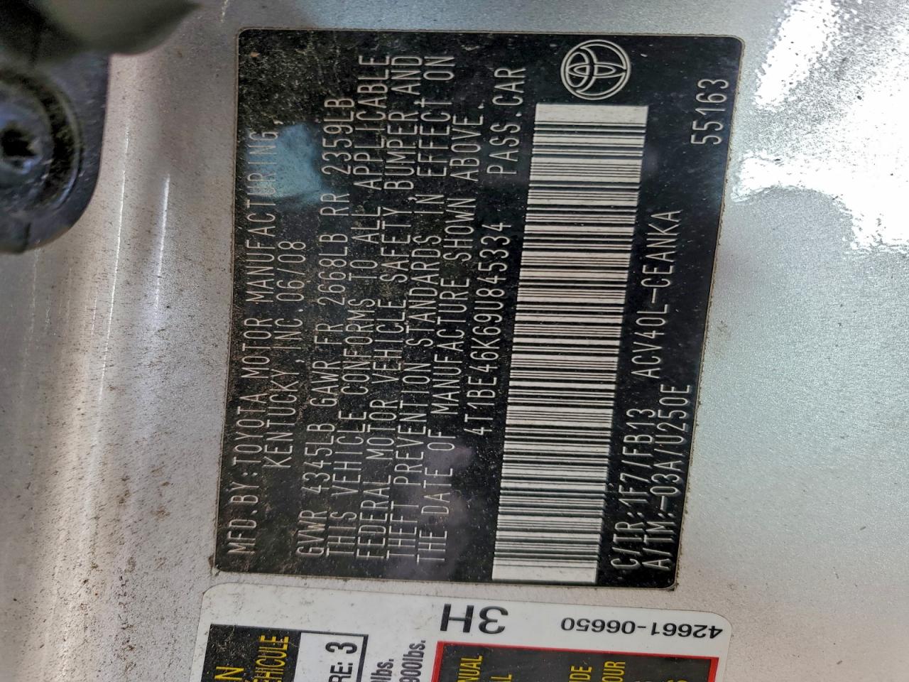 Toyota Camry Base Image 7