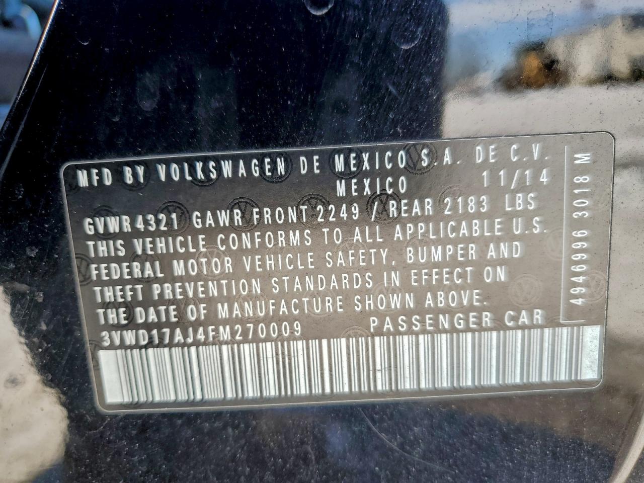 Volkswagen Jetta Se Image 6