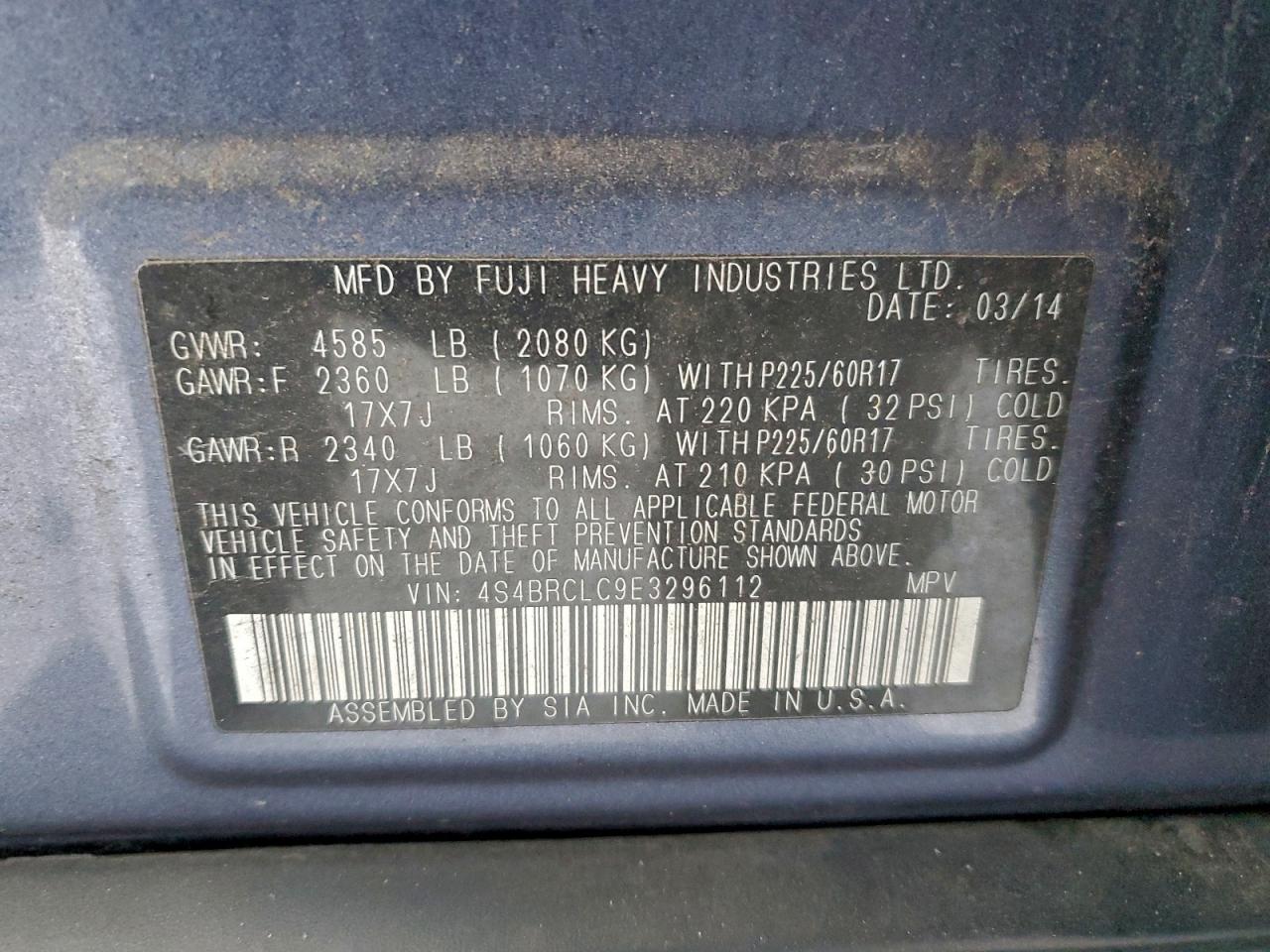 Subaru Outback 2.5i Limited Image 11