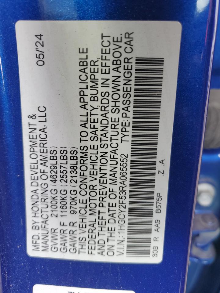 Honda Accord Hybrid Sport Image 7