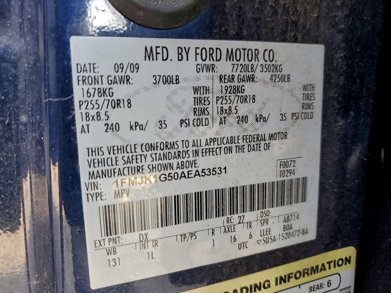 Ford Expedition El Xlt Image 10