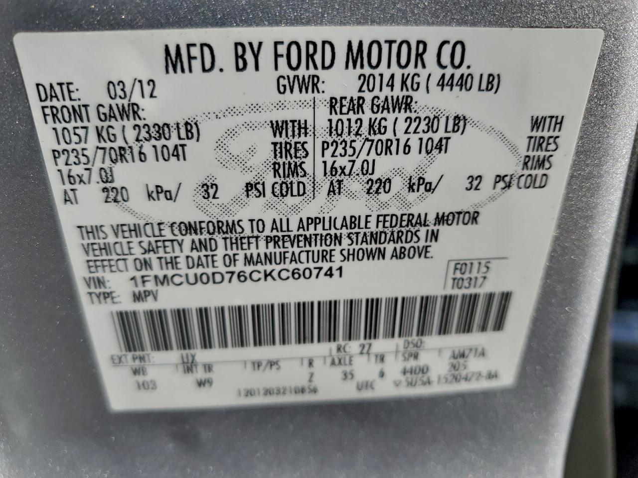 Ford Escape Xlt Image 12