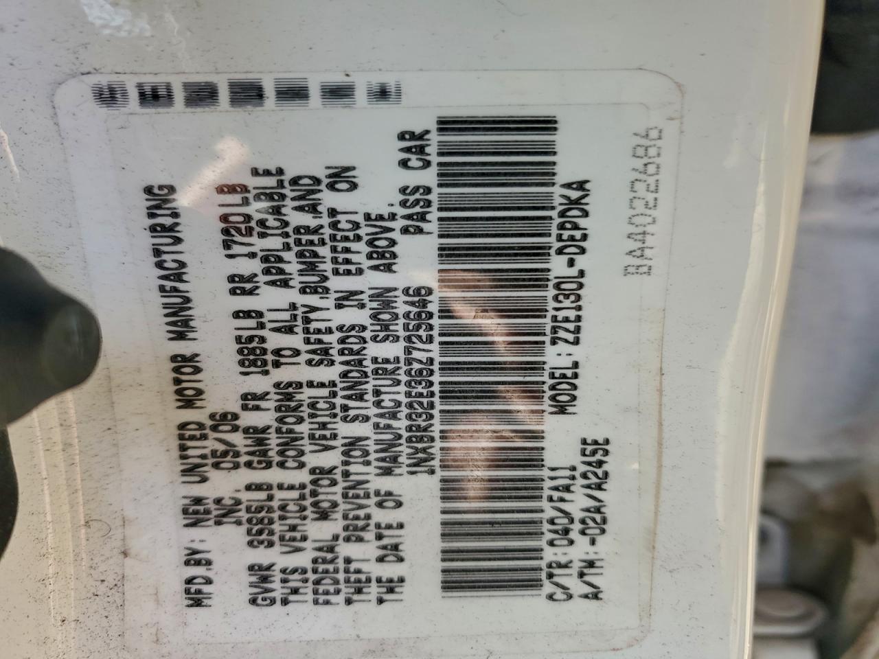 Toyota Corolla Ce Image 9