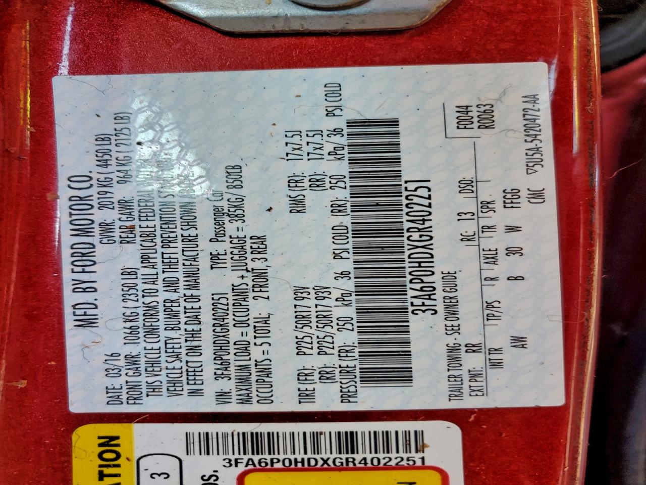 Ford Fusion Se Image 5