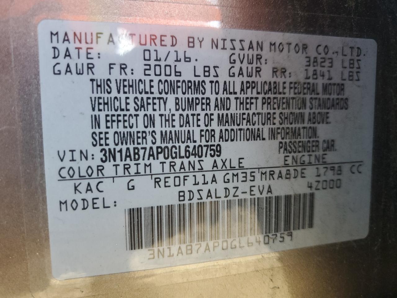 Nissan Sentra S Image 9