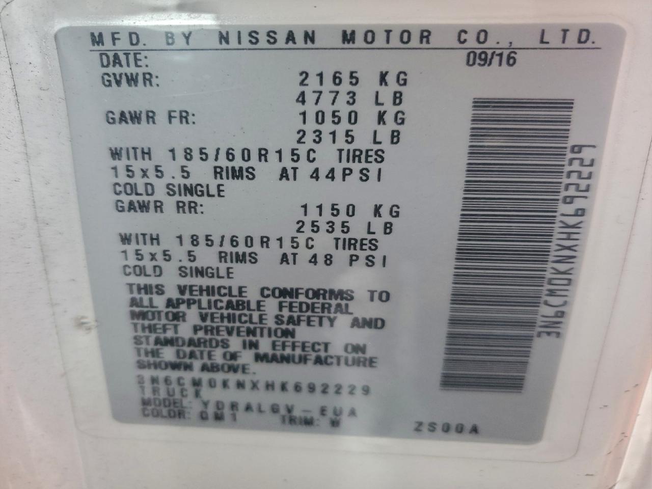 Nissan Nv 2.5s Image 9