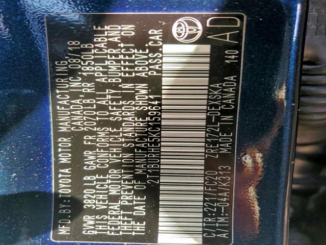 Toyota Corolla L Image 9