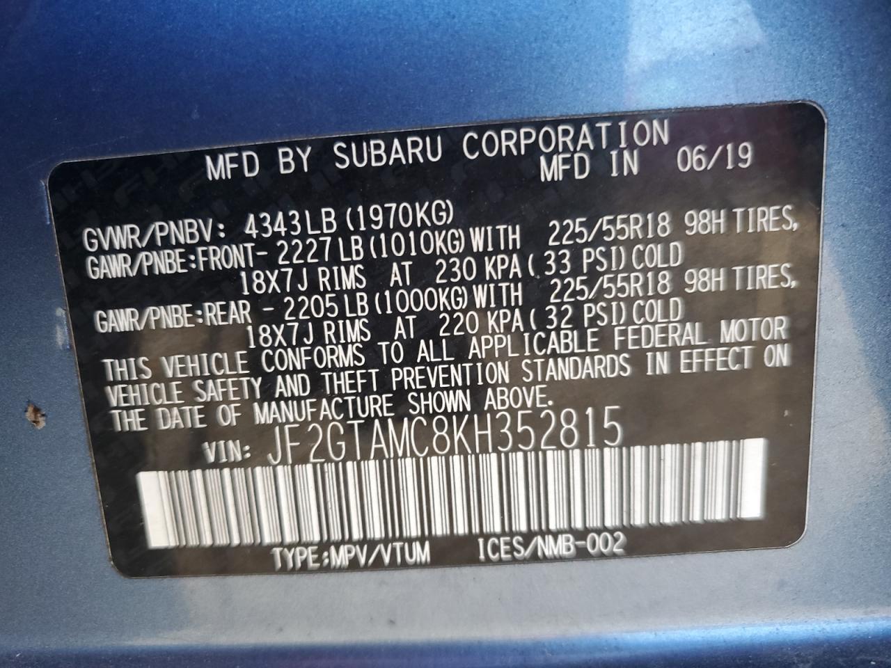 Subaru Crosstrek Limited Image 10